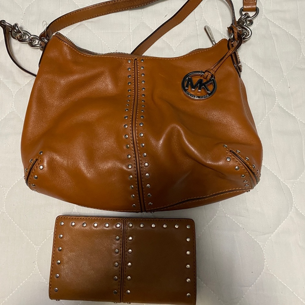 Shoulder bag and wallet
